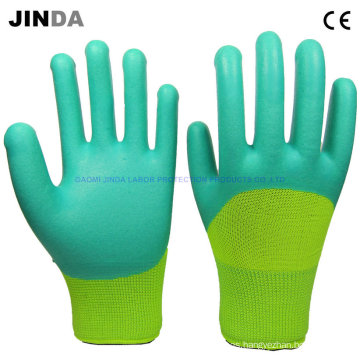 Guantes de trabajo con látex de respiración respirable (LH311)